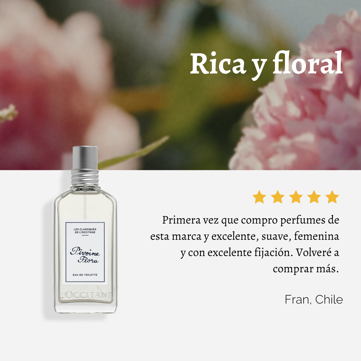 Eau de Toilette Peonía