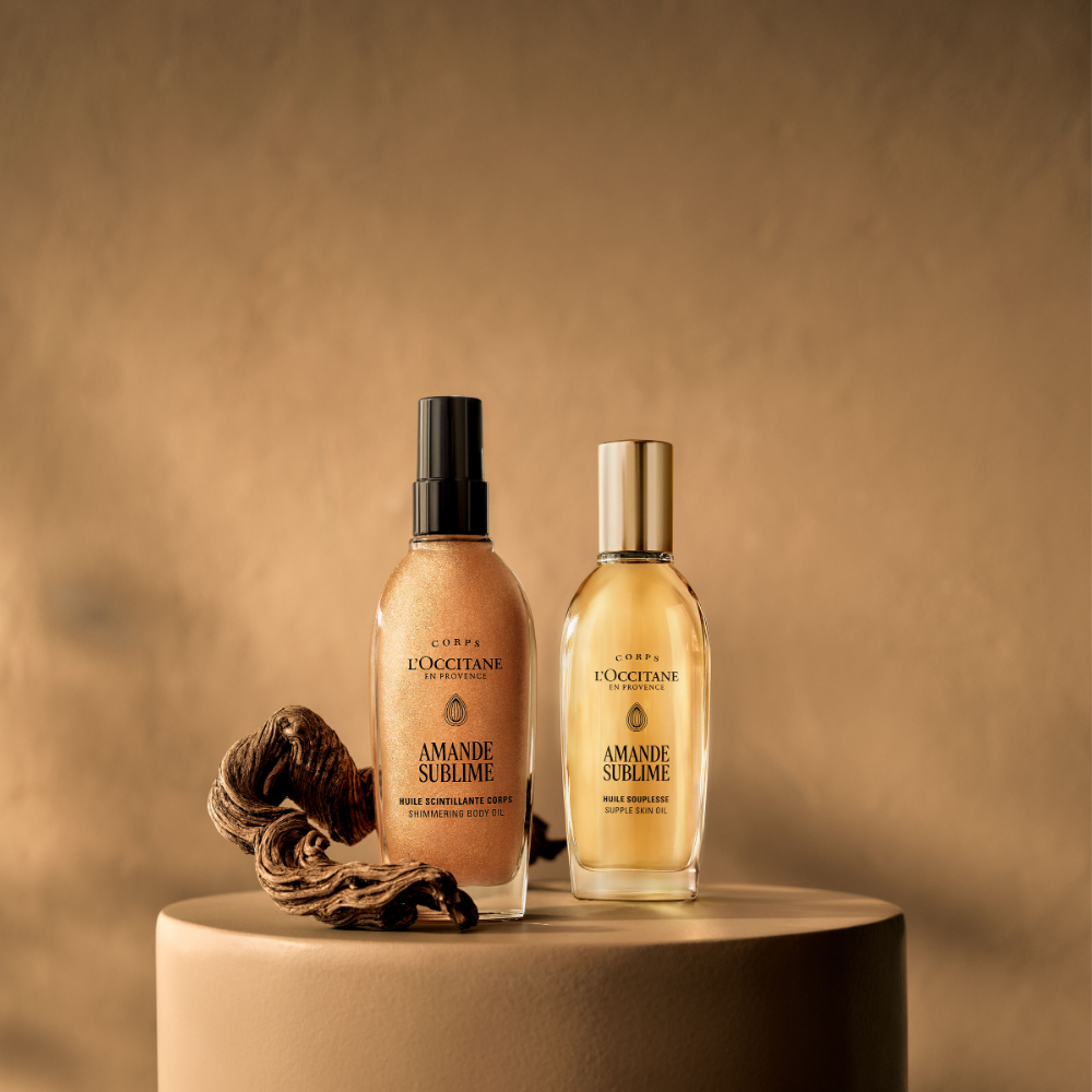 Aceite Corporal con Brillos Almendra