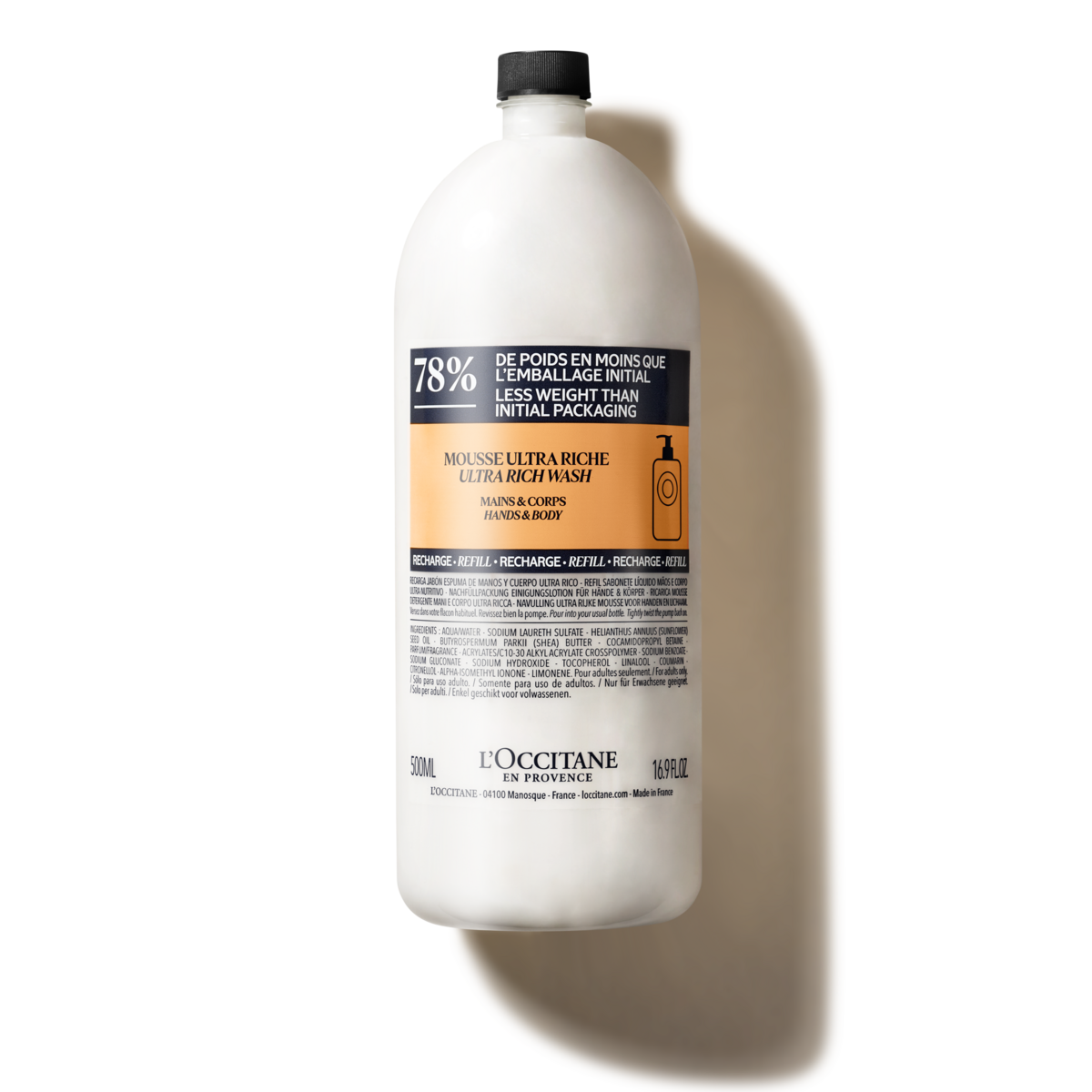 Refill Jabón Líquido de Manos Ultra Rich Karité