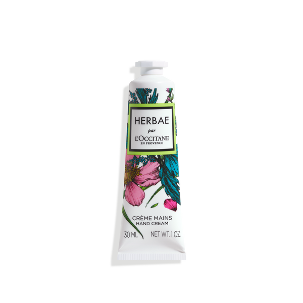 Crema de Manos Herbae: Crema de manos hidratante con manteca de Karité de rápida absorción que nutre y repara la piel, dejando un aroma fresco y duradero a hierbas silvestres.