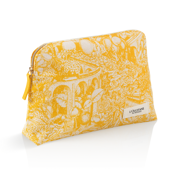 Cosmetiquero Amarillo con Cierre