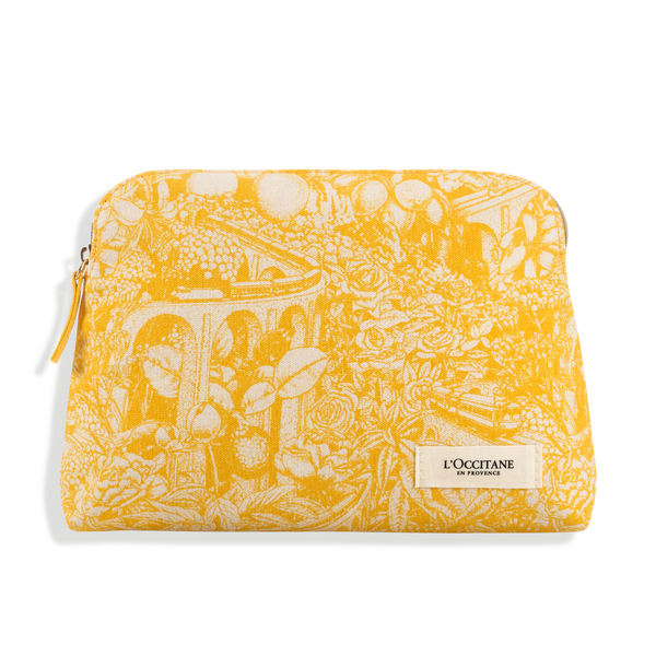 Cosmetiquero Amarillo con Cierre