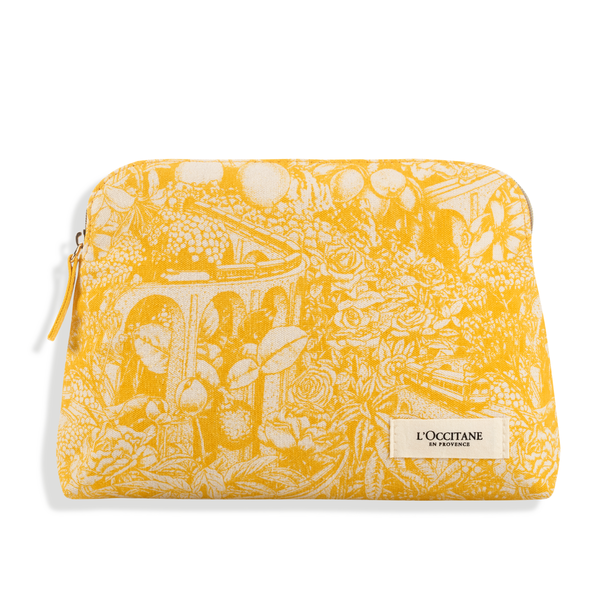 Cosmetiquero Amarillo con Cierre