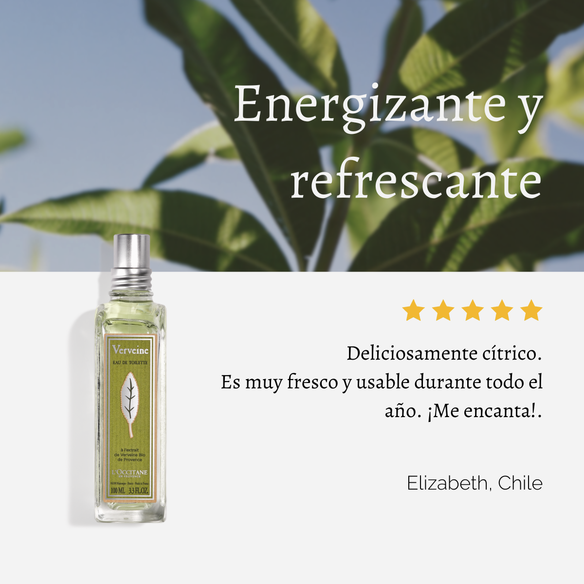 Eau de Toilette Verbena