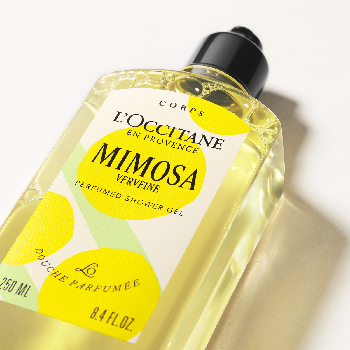 Gel de Ducha Verbena Mimosa cítrica y dulce con toques de vainilla