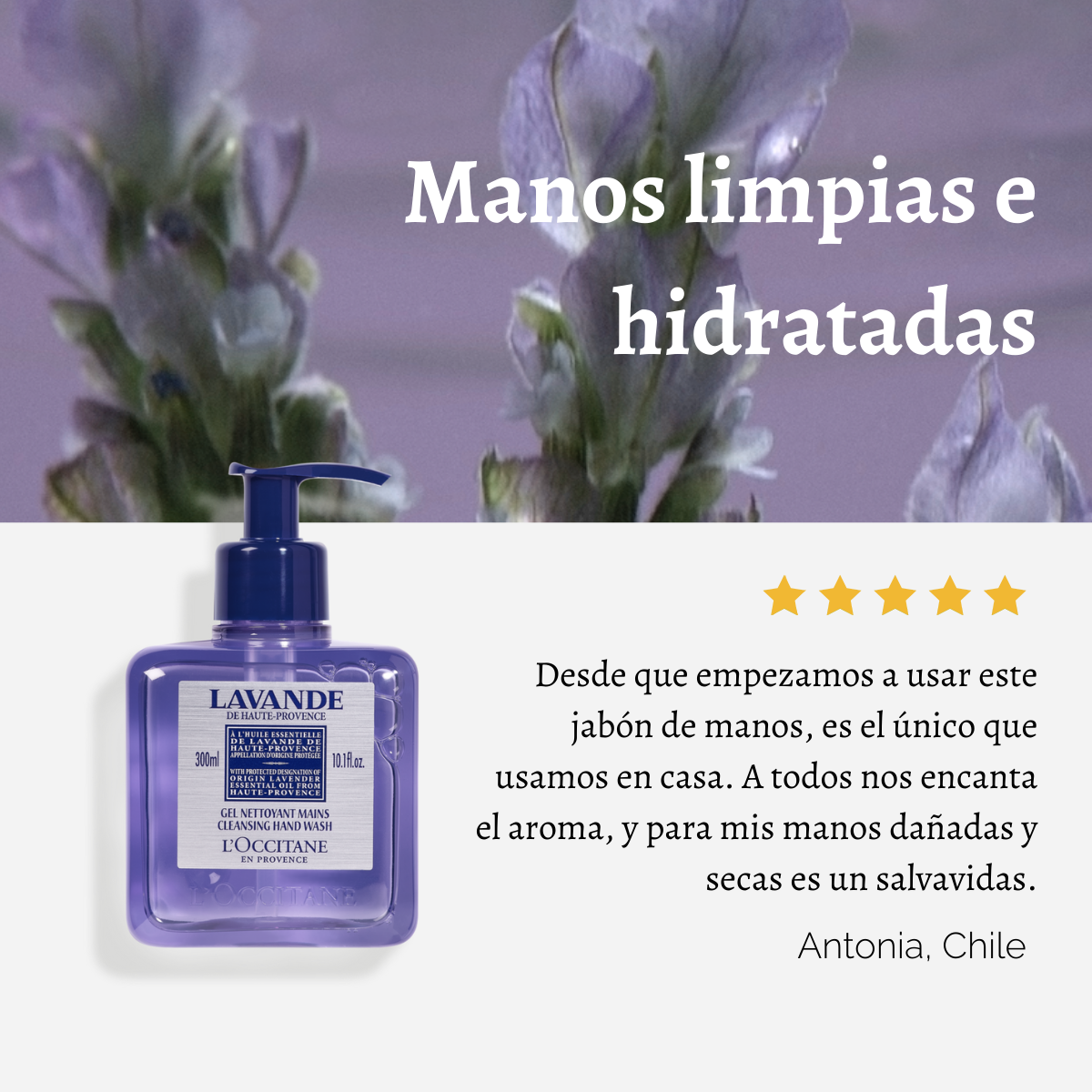 Jabón Líquido de Manos Lavanda