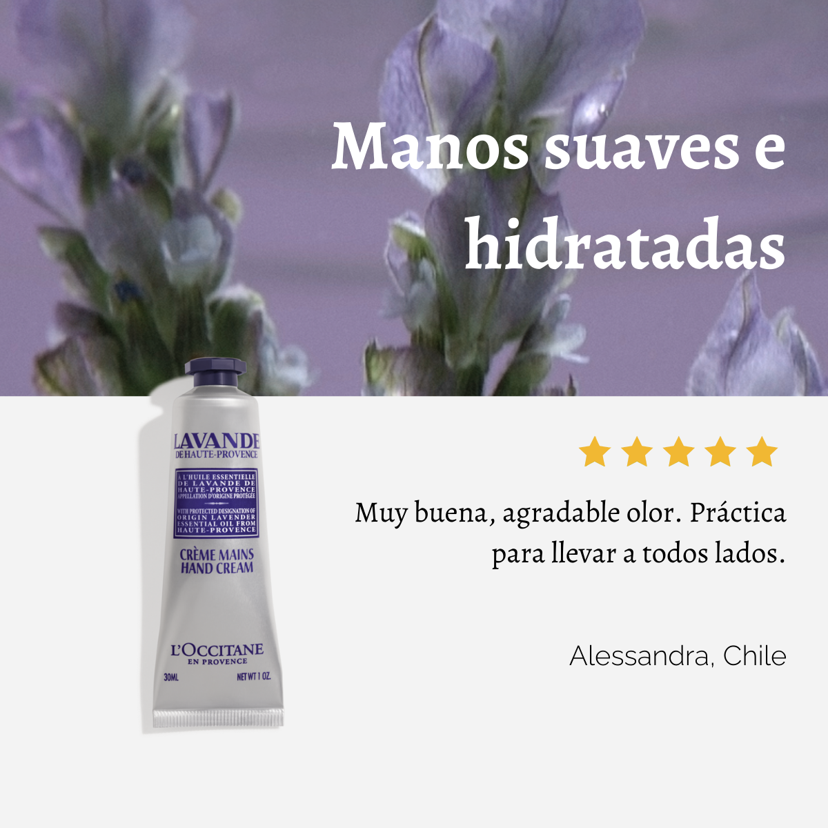 Crema de Manos Lavanda