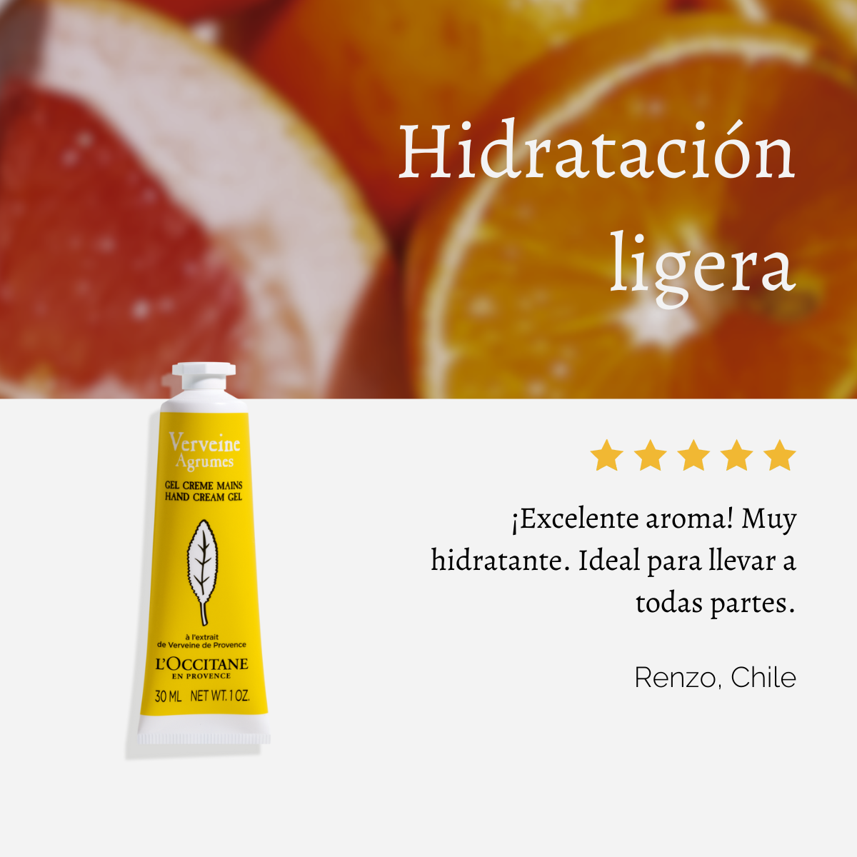 Crema de Manos Verbena Citrus