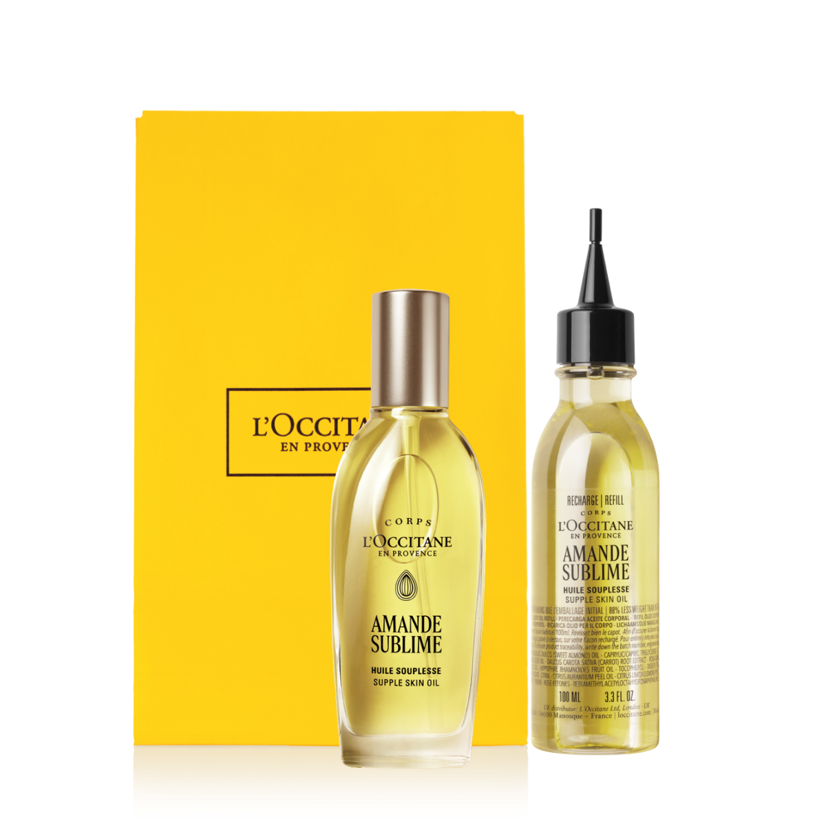 Dúo Refill Aceite Elasticidad Antiestrías Almendra