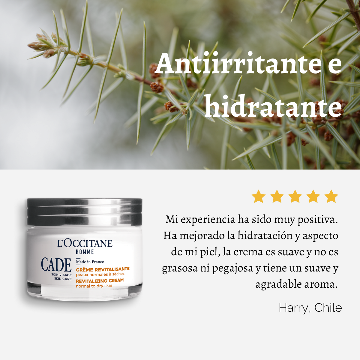 Crema Facial Revitalizante Cade