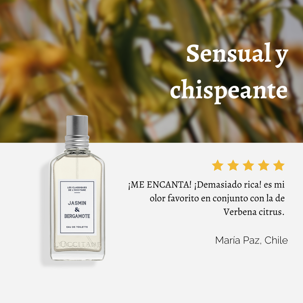 Eau de Toilette Jazmín Bergamota