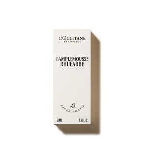 Eau de Toilette Pamplemousse Rhubarbe: Fragancia unisex vibrante y elegante, con notas frescas, corazón especiado y base amaderada suave.
