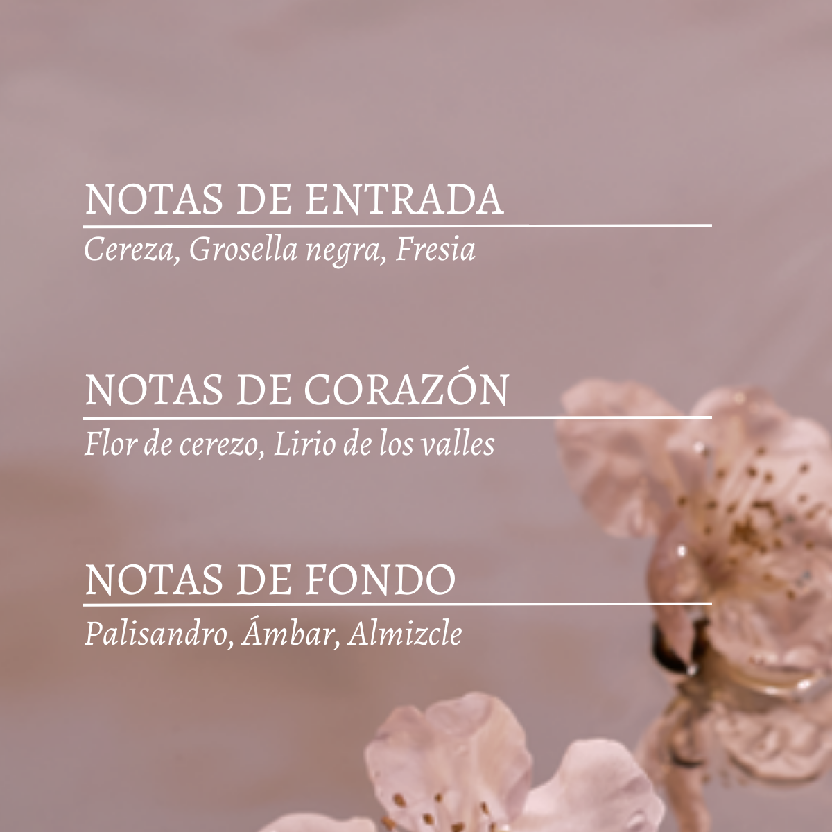 Eau de Toilette Flor de Cerezo