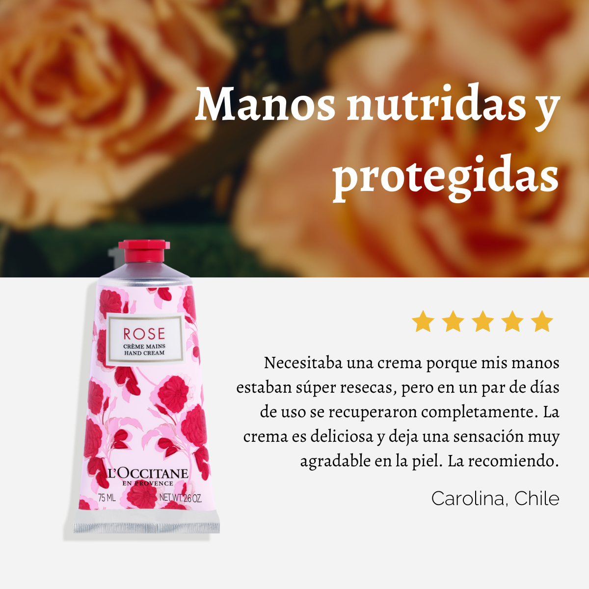 Crema de Manos Rosa