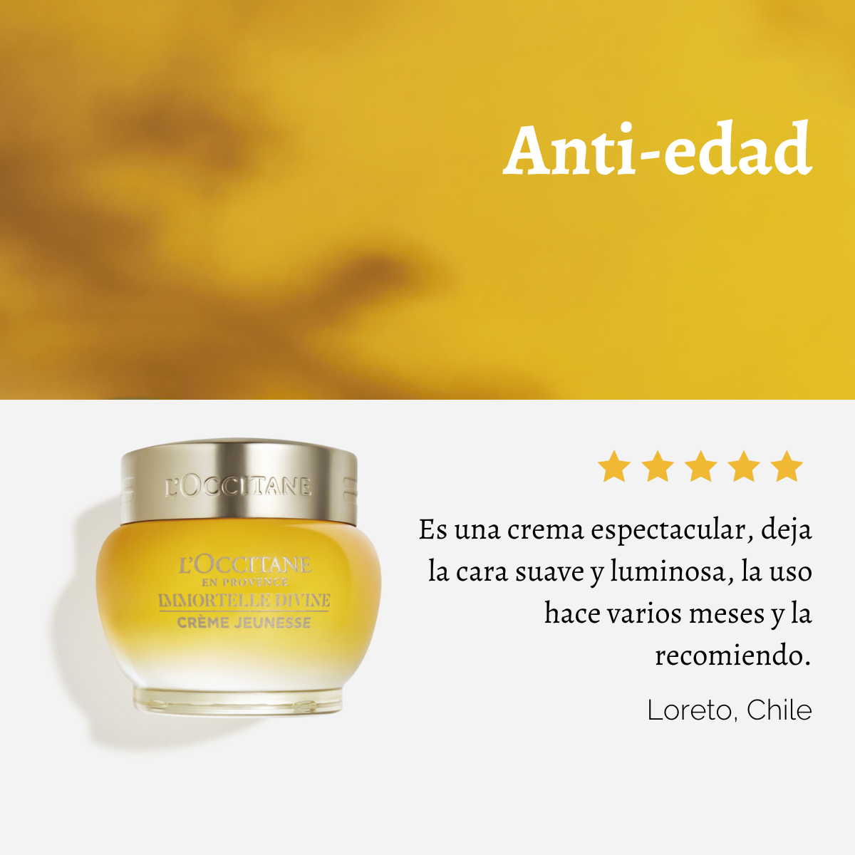 Crema Facial Divina Immortelle