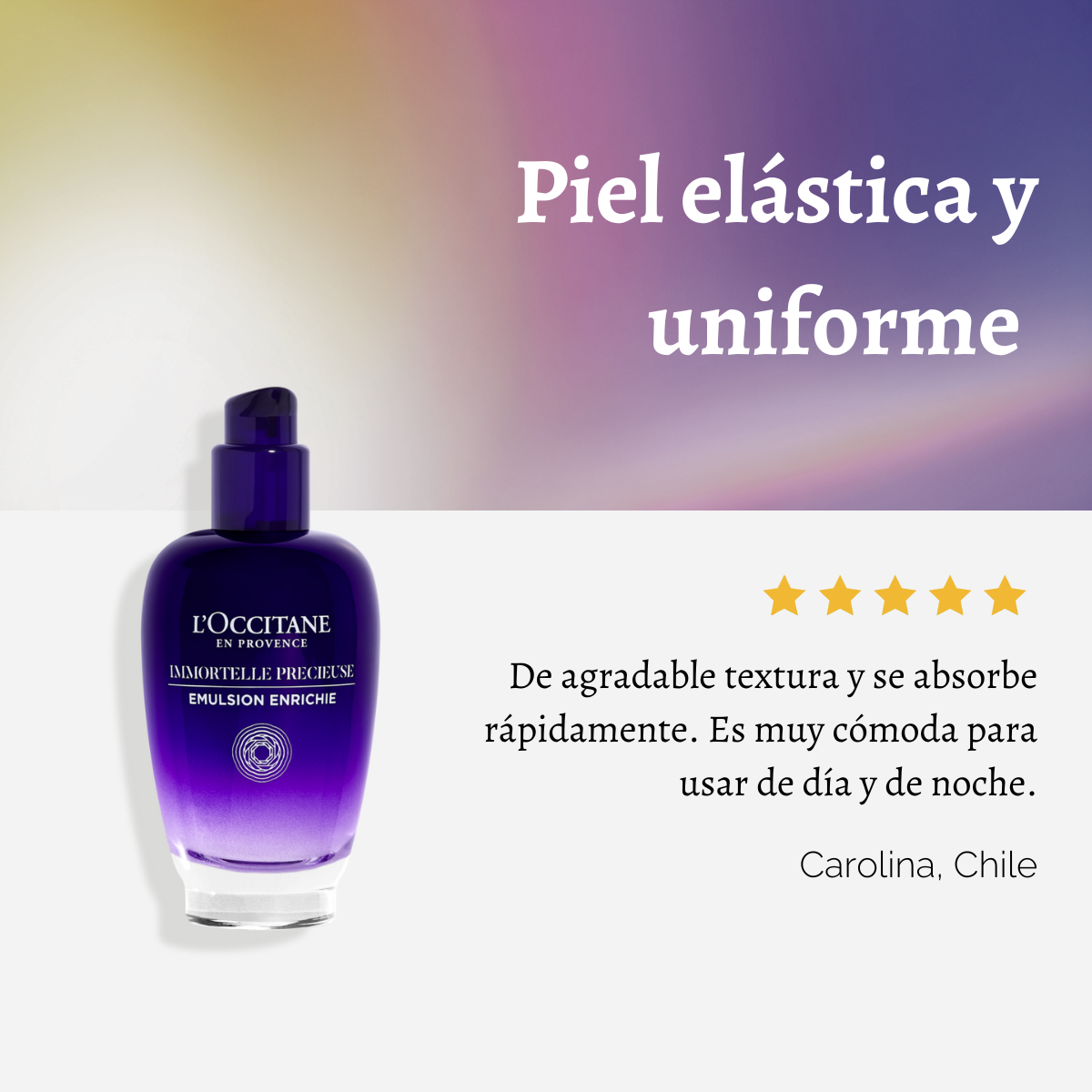 Emulsión Facial Preciosa Immortelle