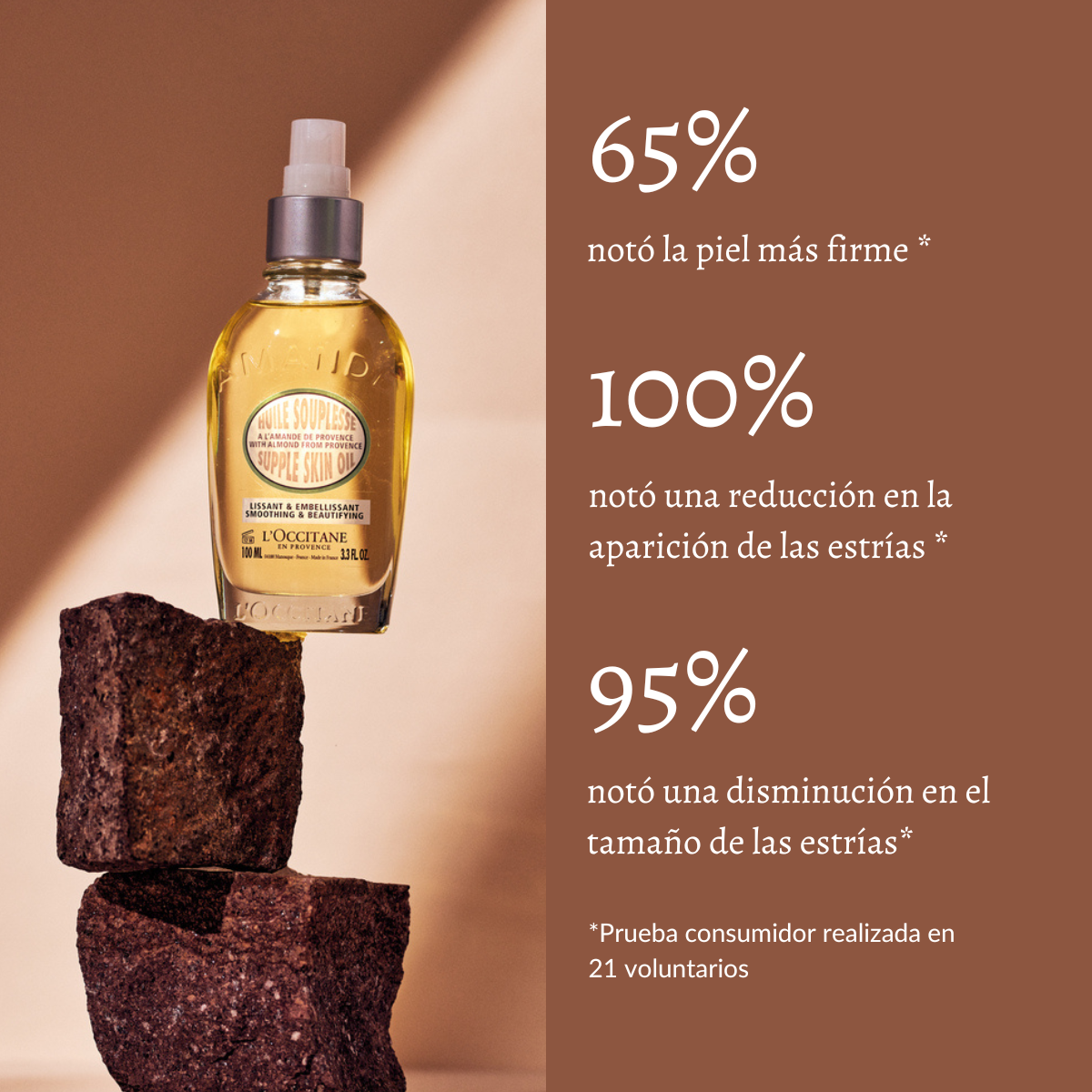 Aceite Elasticidad de Cuerpo Almendra