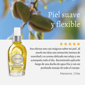 Aceite Elasticidad de Cuerpo Almendra