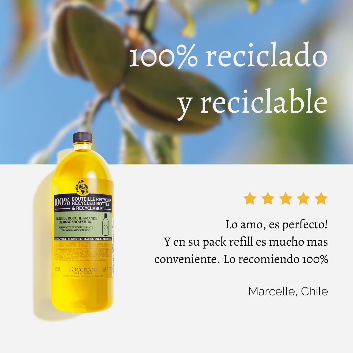 Refill Aceite de Ducha Almendra