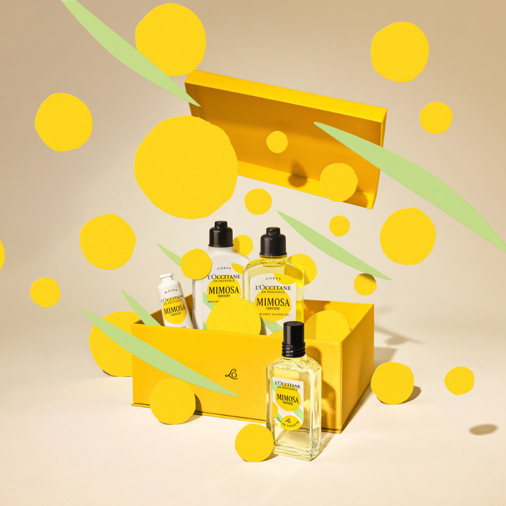 Colección Verbena Mimosa. Cítrica y Dulce con toques de Vainilla