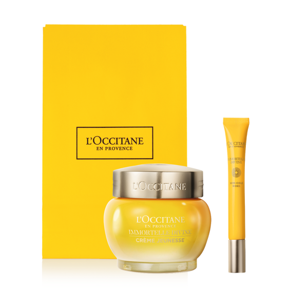 Dúo Facial Antiedad Divina Immortelle LOccitane Chile