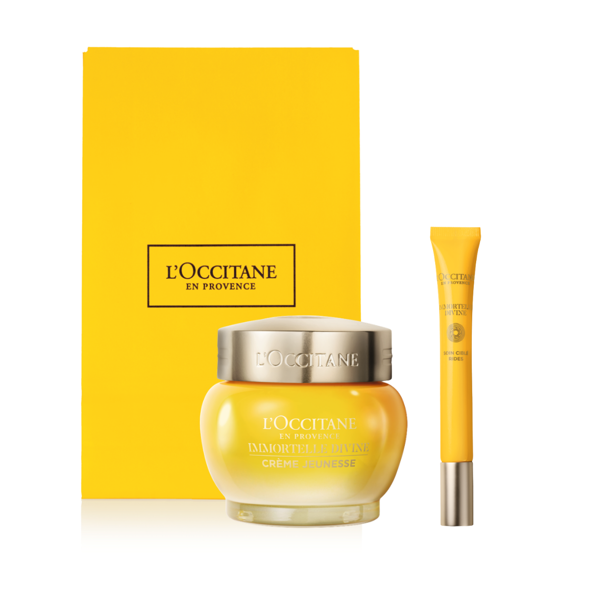 Dúo Facial Antiedad Divina Immortelle LOccitane Chile