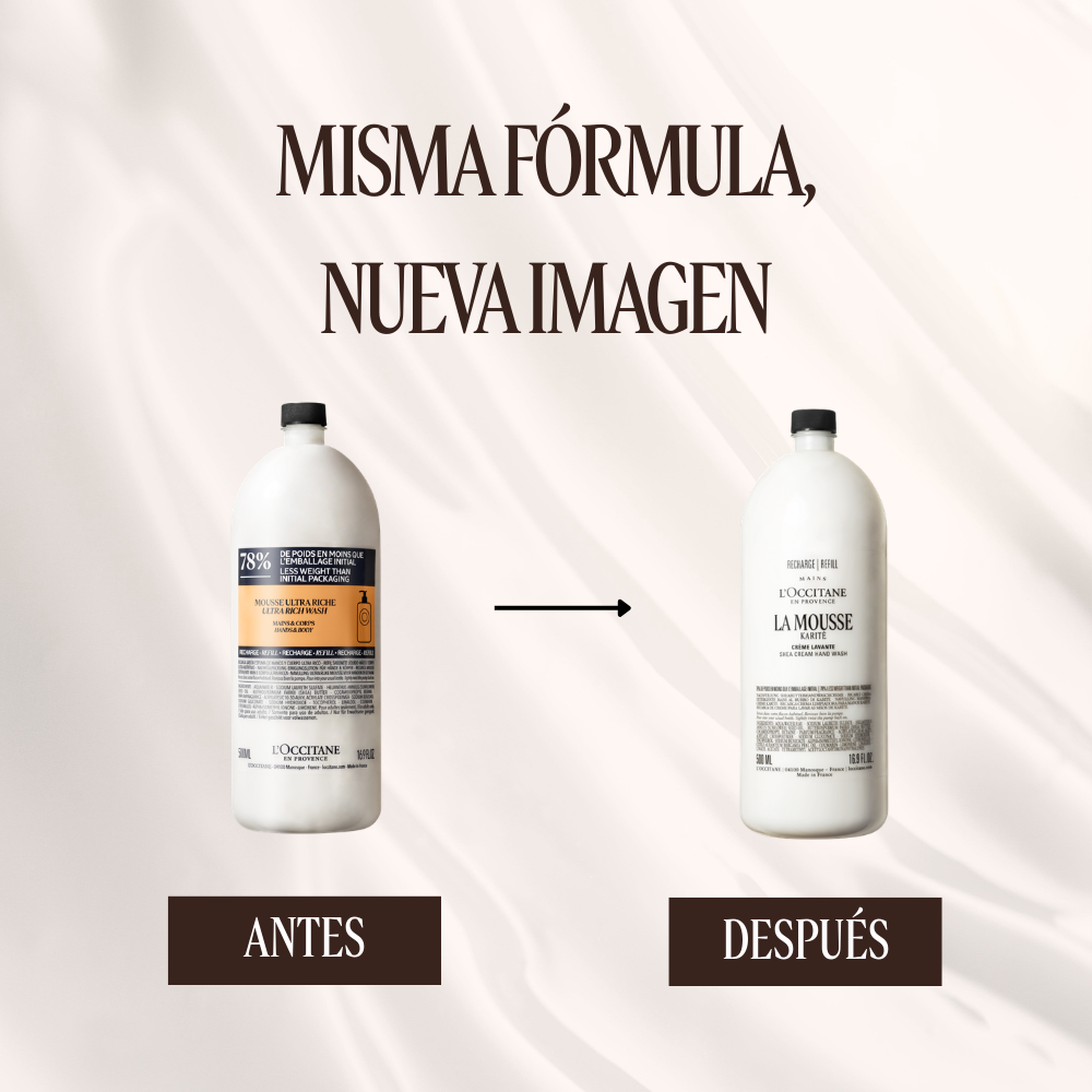 Nueva Imagen de Refill Jabón Líquido de Manos Ultra Rich Karité