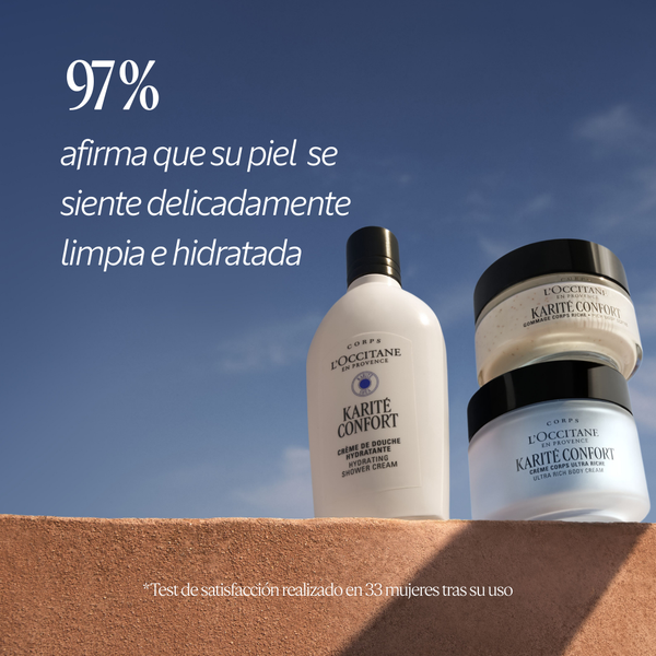 Piel delicadamente limpia e hidratada