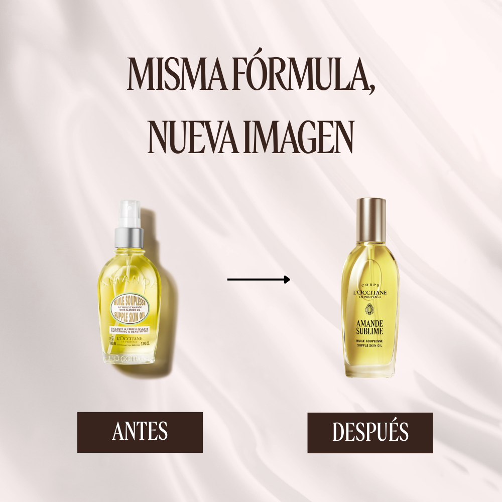 Nueva Imagen Aceite Elasticidad de Cuerpo Almendra