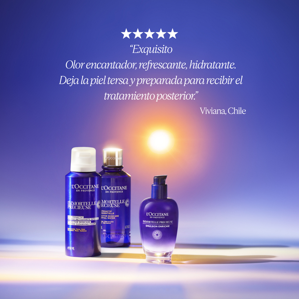 Tónico Enriquecido Facial Preciosa Immortelle