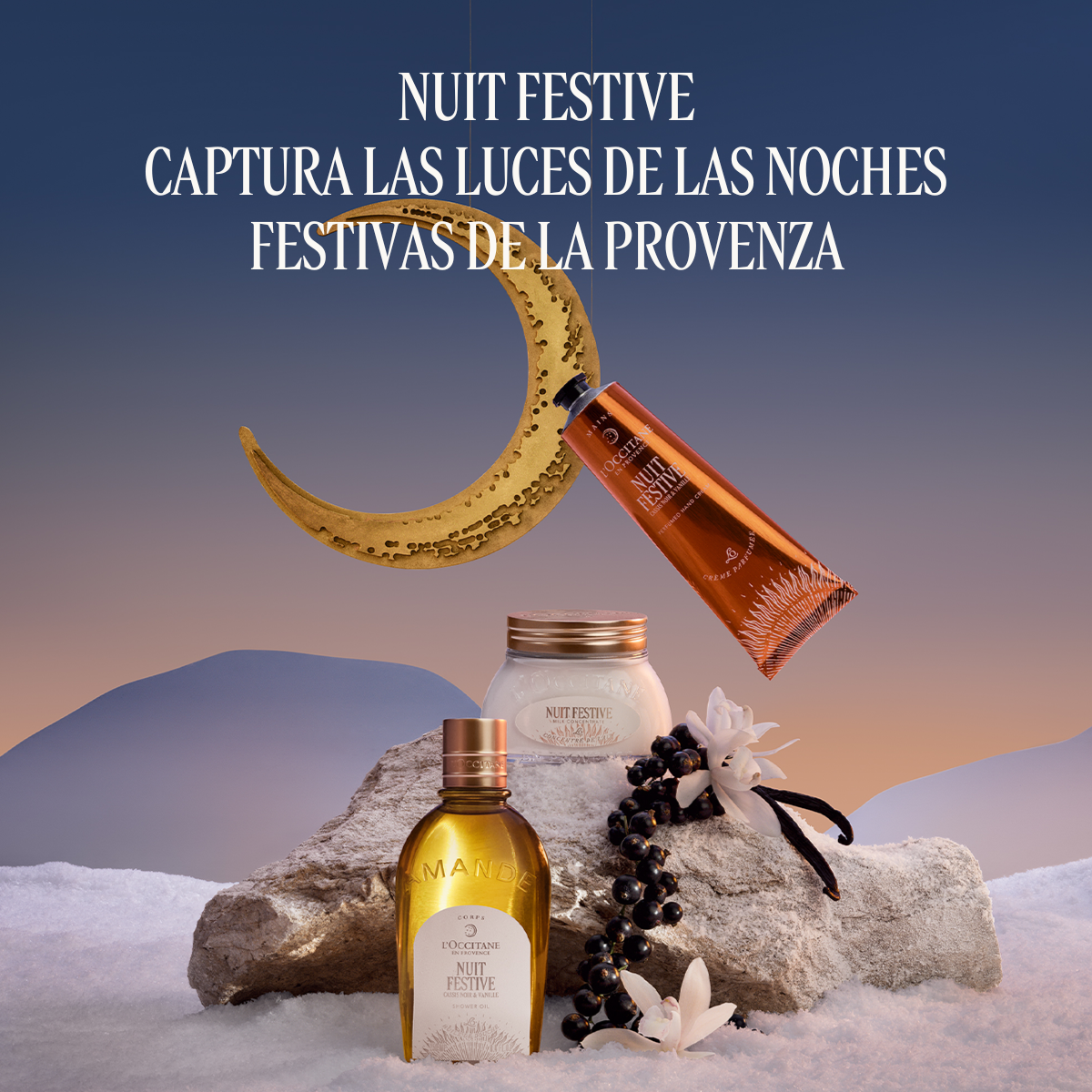 Aceite de Ducha Almendra Nuit Festive