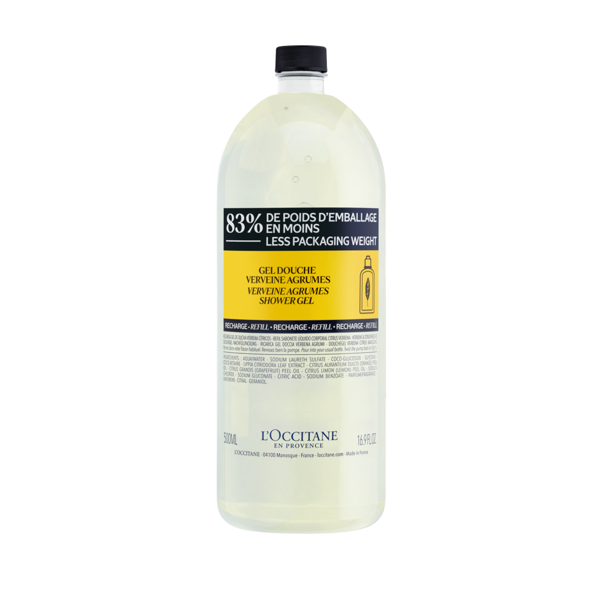 Refill Gel de Ducha Verbena Citrus