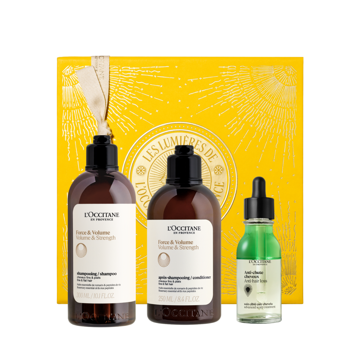 Set Capilar Fuerza y Volumen: Cabello Débil y Frágil