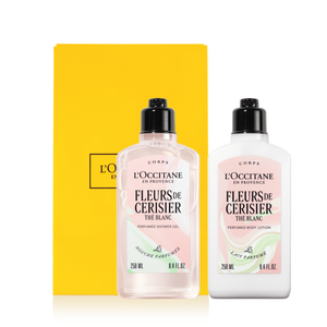 Dúo Corporal Fleurs de Cerisier Thé Blanc