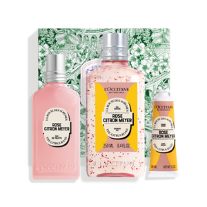 Set Fragancia Rosa Limón: Edición Limitada