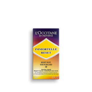 Serum Contorno de Ojos Overnight Reset Immortelle: Despierta con una piel más suave y descansada bajo los ojos.